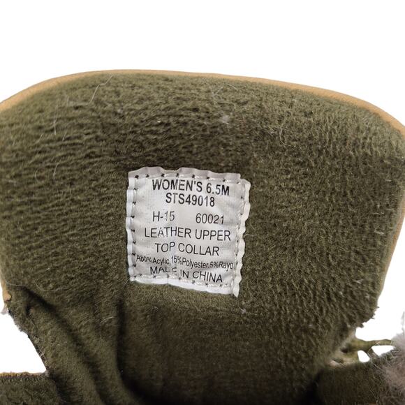 SPERRY WOMEN'S WINTER HARBOR BOOT Brown 6.5 Lace Up Ankle Winter - Picture 7 of 7